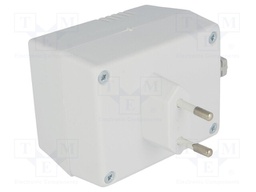Enclosure: for power supplies; vented; X: 54.2mm; Y: 82mm; Z: 55mm