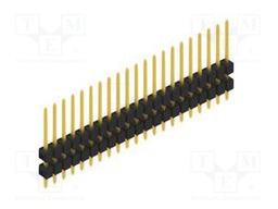 Connector: pin strips; pin header; male; PIN: 21; 2.54mm; THT; 1x21