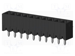 Connector: pluggable terminal block; socket; male; on PCBs