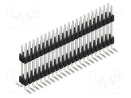 Connector: pin strips; pin header; male; PIN: 46; 1.27mm; SMT; 2x23