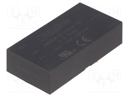 Converter: DC/DC; 20W; Uin: 9÷36V; 12VDC; Iout: 1667mA; 2"x1"; 24g