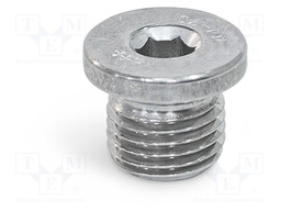 Hexagon head screw plug; without seal; Thread: M8; Pitch: 1