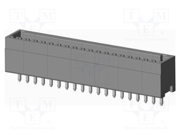 Connector: pluggable terminal block; socket; male; on PCBs