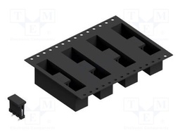 Connector: pin strips; pin header; male; PIN: 4; 2.54mm; SMT; 1x4
