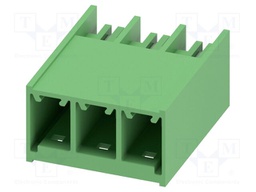 PCB headers, nominal cross section: 6 mm?, color: green, nom