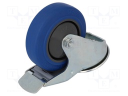 Transport wheel; Ø: 100mm; W: 32mm; H: 128mm; torsional with lock