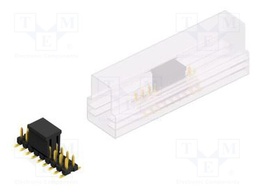 Connector: pin strips; pin header; male; PIN: 18; 2.54mm; SMT; 2x9