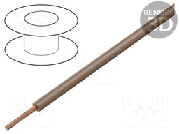 Wire; LgY; stranded; Cu; 2.5mm2; light brown; PVC; 300/500V; 50m