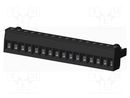 Connector: pluggable terminal block; plug; female; straight; 5mm