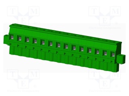 Connector: pluggable terminal block; plug; female; angled 90°