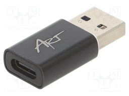 Adapter; OTG,USB 3.0; USB A plug,USB C socket; 5Gbps; white; 3A