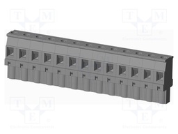 Connector: pluggable terminal block; plug; female; angled 90°