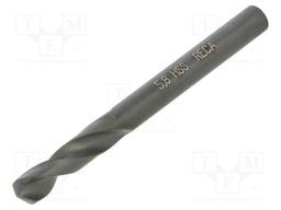 Drill bit; for metal; L: 66mm; high speed steel; short; Ø: 5.8mm
