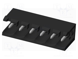 Connector: pluggable terminal block; socket; male; on PCBs