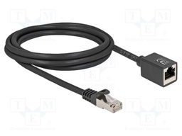 Extender Ethernet; S/FTP; Cat: 6a; RJ45 socket,RJ45 plug; 2m; LSZH