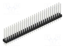 Connector: pin strips; pin header; male; PIN: 56; 2.54mm; THT; 2x28
