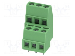 PCB terminal block, nominal current: 17.5 A, rated voltage (