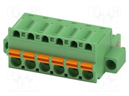 PCB connector, nominal cross section: 2.5 mm?, color: green,