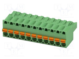 PCB connector, nominal cross section: 2.5 mm?, color: green,