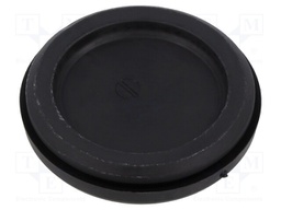 Grommet; with bulkhead; Ømount.hole: 50.2mm; black; Øcable: 1÷36mm