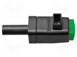 Laboratory clamp; green; 300VDC; 16A; Contacts: nickel; -25÷90°C