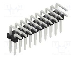 Connector: pin strips; pin header; male; PIN: 20; 2.54mm; THT; 2x10