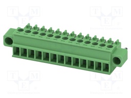 PCB connector, nominal cross section: 1.5 mm?, color: green,