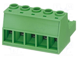 PCB connector, nominal cross section: 6 mm?, color: green, n