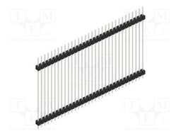 Connector: pin strips; pin header; male; PIN: 32; 2.54mm; THT; 1x32