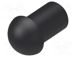 Stopper; polyamide; black; L: 15mm; -20÷100°C; Entrelec; Size: 13