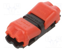 Connector for LED modules; for wire-to-wire connection; 10A