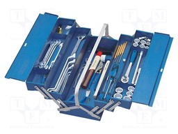 Kit: general purpose; toolbox; 57pcs.