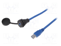 Adapter cable; USB A socket,USB A plug; 1310; USB 3.0; IP67; 2m