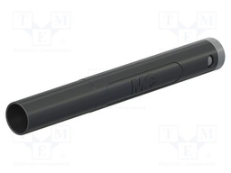 Connector: 4mm banana; plug; 32A; 1kV; black; insulated; 2.5mm2