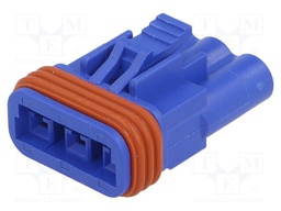 Connector: wire-wire/PCB; 570,E-Seal; plug; female; PIN: 3; IP67