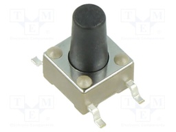 Microswitch TACT; SPST-NO; Pos: 2; 0.05A/12VDC; SMT; none; 1.57N