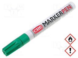Marker: paint marker; green; MARKER PEN; Tip: round; 3mm