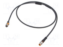 Cable: for sensors/automation; PIN: 3; 1m; Indication: LED