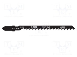 Hacksaw blade-set; wood,jigsaw; 6teeth/inch; 100mm; 2pcs.