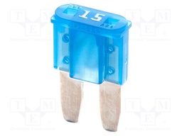 Fuse: fuse; 15A; 32VDC; automotive; 9.1mm; 9.1x3.8x15.3mm