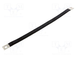 Braids; tape; 16mm2; Ø1: 9mm; Ø2: 9mm; L: 300mm; max.105°C; 20kV/mm