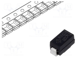 Diode: rectifying; SMD; 800V; 1A; Package: reel,tape; DO214BA