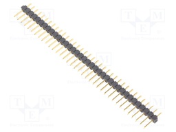 Pin header; pin strips; male; PIN: 36; straight; 2.54mm; THT; 1x36