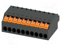 PCB connector, nominal cross section: 1.5 mm2, color: black,