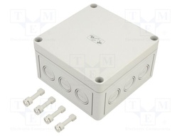 Enclosure: multipurpose; X: 130mm; Y: 130mm; Z: 75mm; TK PC; grey