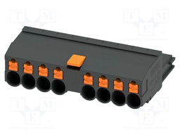 PCB connector, nominal cross section: 4 mm2, color: black, n