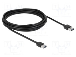 Cable; USB 2.0; USB A plug double sided,both sides; gold-plated