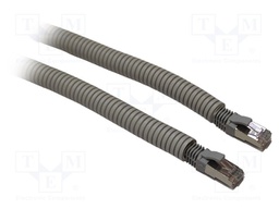 Patch cord; S/FTP; 7; stranded; Cu; LSZH; grey; 100m; 26AWG; -5÷60°C