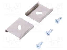 Flexible mounting plate Y; natural; stainless steel