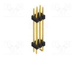 Connector: pin strips; pin header; male; PIN: 6; 2.54mm; SMT; 2x3
